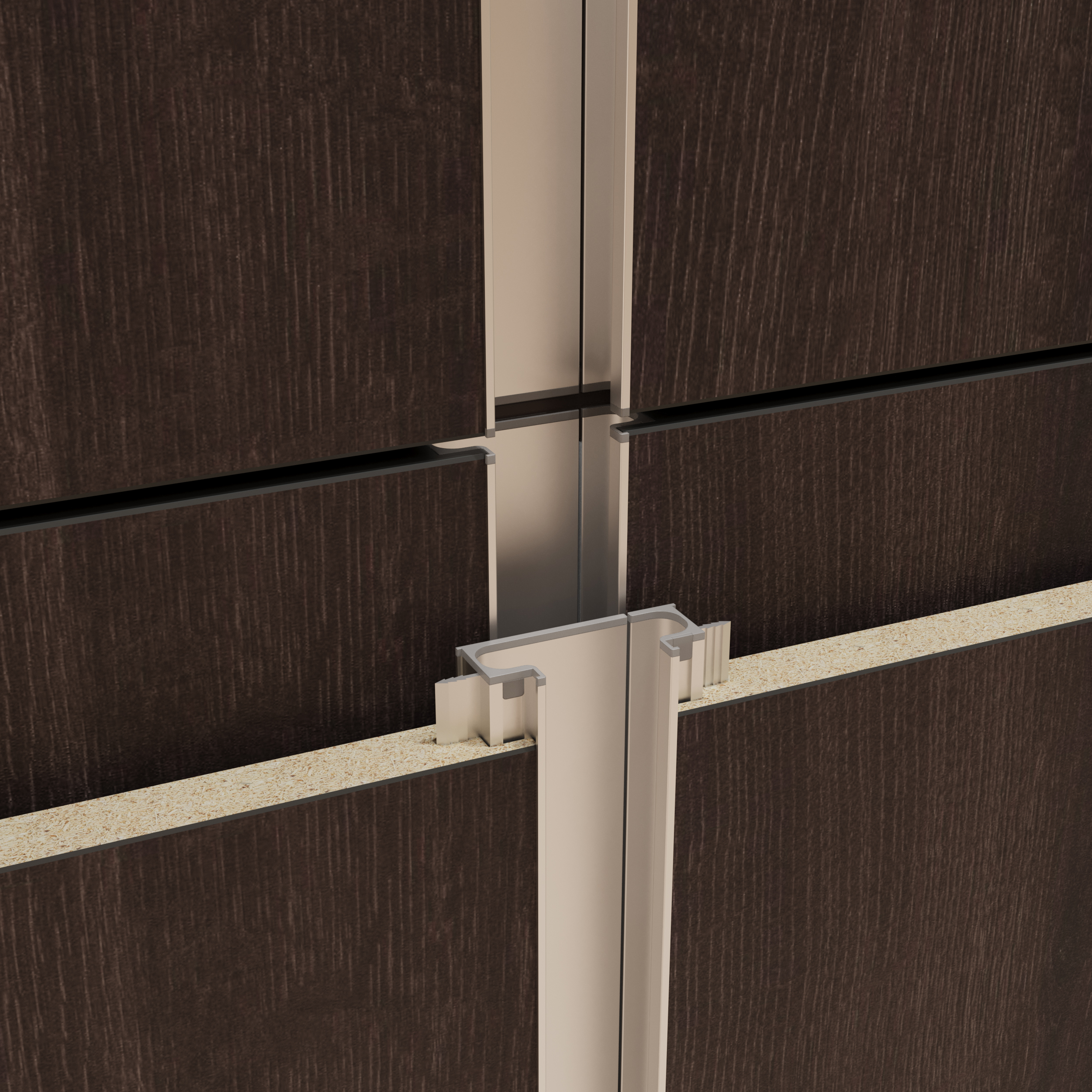 Ручка-профіль врізна Virno Lines 414/UP L=3000 алюміній